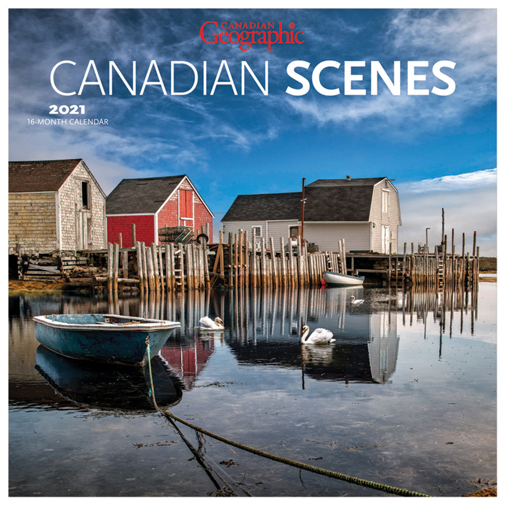 2021 Canadian Geographic-Canadian Scenes Wall Calendar - Calendars - 2021 Calendar
