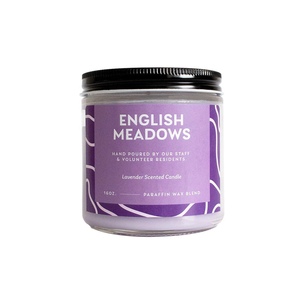 English Meadows Candle - Handmade Candles - Lavender scented candle