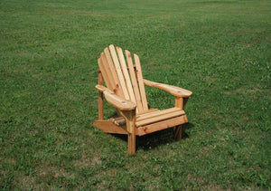 Red Cedar Adirondack Chair with Footstool - Harvest House Store