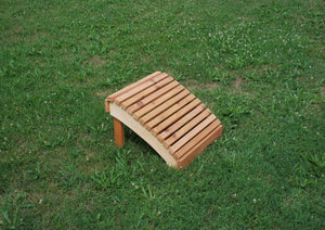 Red Cedar Adirondack Chair with Footstool - Harvest House Store